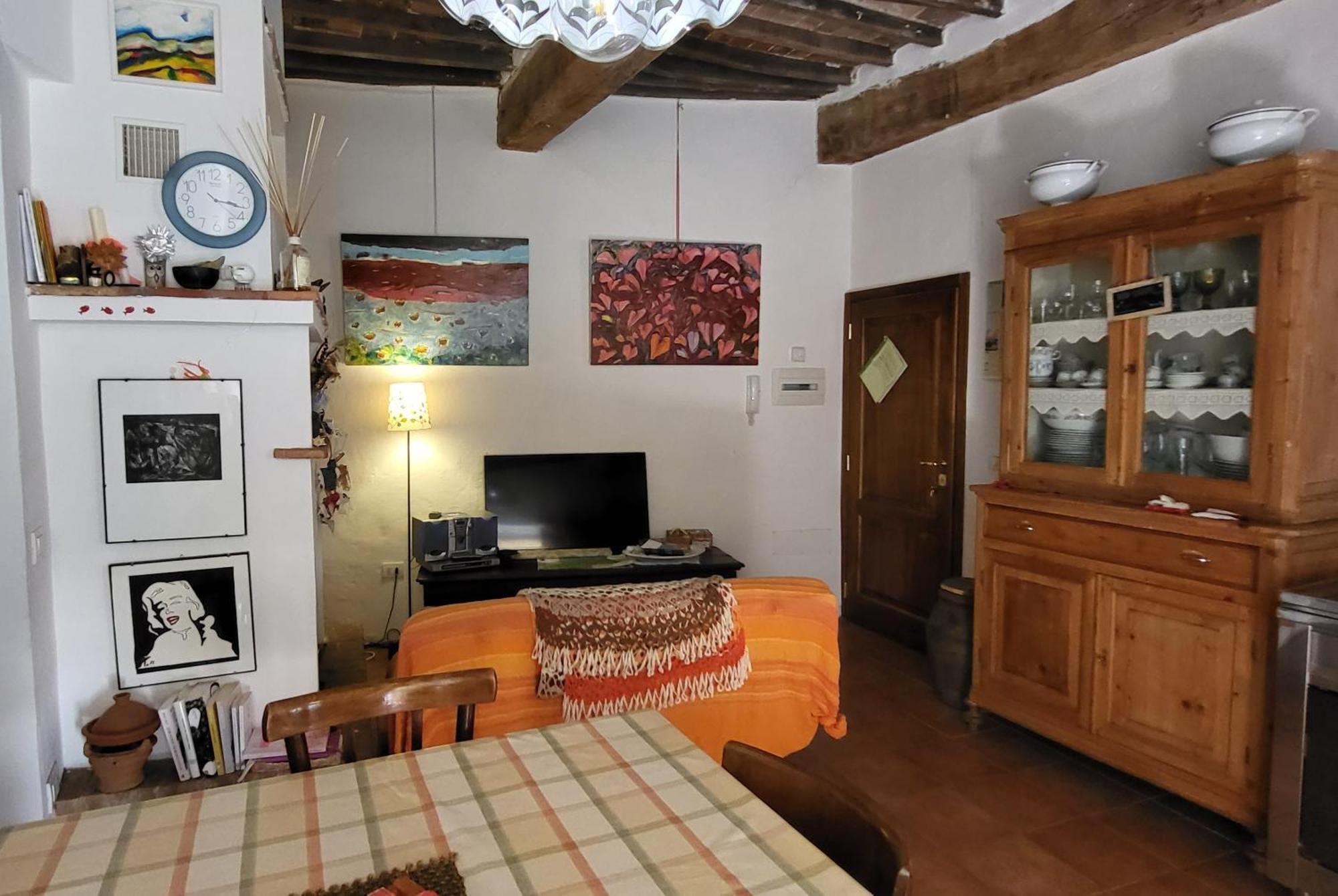 Ferienwohnung La Casa Di Dina Castelmuzio Exterior foto